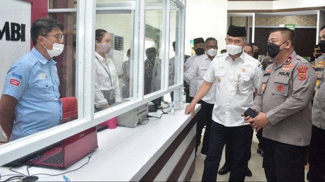 Wakapolda Jambi Tinjau Mal Pelayanan Publik Kota Jambi