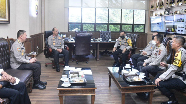 Tim Puslitbang Polri Kunjungi Polda Jambi
