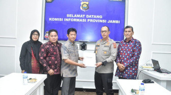 Polda Jambi dan Komisi Informasi Jalin Sinergitas