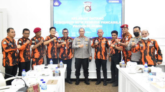 Audiensi Bersama Pemuda Pancasila, Polda Jambi Apresiasi Usulan Penanganan Angkutan Batubara