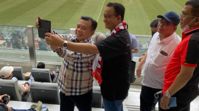 Ada Al Haris Saat Grand Launching Jakarta International Stadium