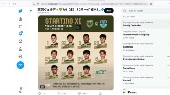 Akhirnya Pratama Arhan Jalani Debut di Tokyo Verdy