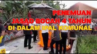 Penemuan Jasad Bocah 4 Tahun di dalam IPAL Komunal