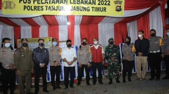 Sekda Sapril Tinjau Pos Pelayanan Lebaran 2022