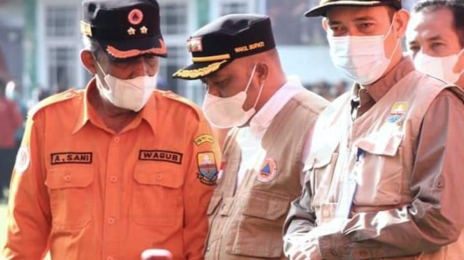 Wabup Robby Ikut Apel Siaga Darurat Karhutla di Korem 042/Gapu