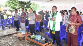 Kapolda Jambi Ikut Ibadah Syukur di Kediaman Brigadir Yosua