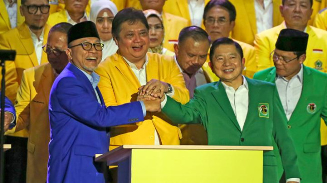 KIB Cari Anggota Baru, Pengamat Sebut Belum Kuat atau Memang Mencari Penengah.