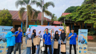 Yamaha Fazzio Gemparkan Bungo,  Kunjungi Tiga Sekolah