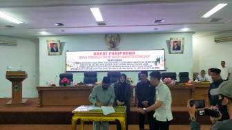 DPRD Batanghari Rapat Paripurna Persetujuan Hibah Tanah dan Pembacaan KUA PPAS RAPBD Tahun 2023
