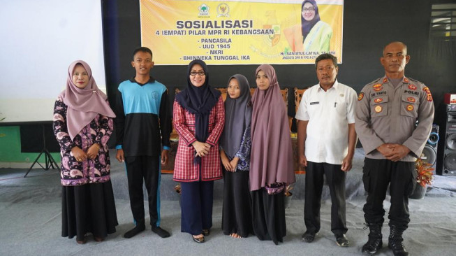 Saniatul Lativa Minta Pelajar di Tebo Pahami Empat Pilar MPR RI