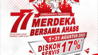 Lahir Tanggal 17 dan Agustus, Dapatkan Diskon Servis Motor Honda