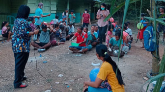 Polisi Rimba Meriahkan HUT 77 Kemerdekaan RI Bersama Warga SAD