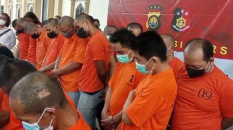Polda Jambi Berantas Judi, 133 Orang Ditangkap