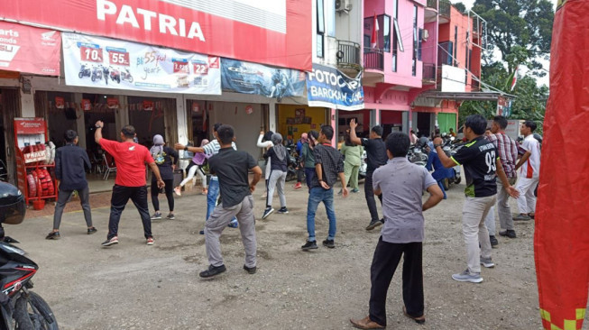 Gandeng Warga dan Konsumen, Dealer Honda Patria Sarolangun Gelar Senam Sehat