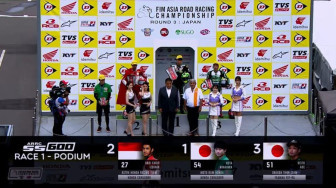 Pebalap Astra Honda Kibarkan Merah Putih di ARRC Jepang