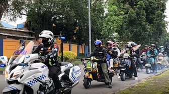Dukung SKK Migas – PetroChina, Komunitas Vespa Jambi  Gelar Festival Safety Riding