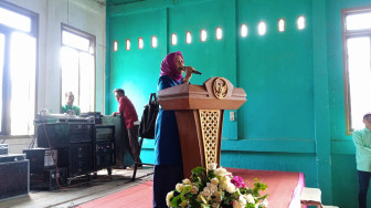 Nurani Apresiasi Jambore PKK di Kecamatan Muara Tembesi
