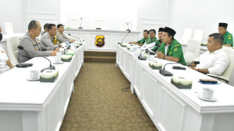 Kapolda Jambi Terima Kunjungan Pimwil GP Ansor