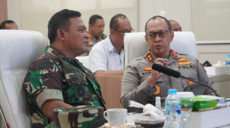Danrem 042/Gapu dan Kapolda Jambi Ikut Rakor Pengendalian Inflasi Bersama Mendagri