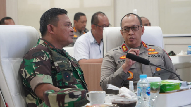 Danrem 042/Gapu dan Kapolda Jambi Ikut Rakor Pengendalian Inflasi Bersama Mendagri