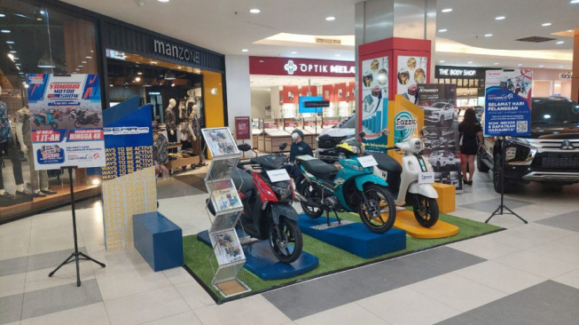 Yamaha Bertabur Promo di  Pameran Jambi Otomotif Show 2022 Jamtos