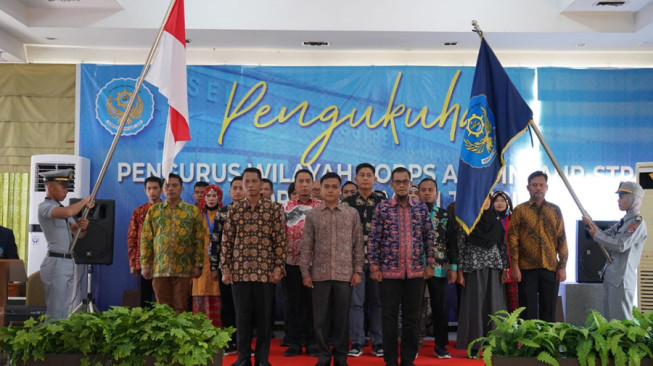 Sekda Sudirman Hadiri Pengukuhan Pengurus Wilayah KORAL AUP-STP Jambi