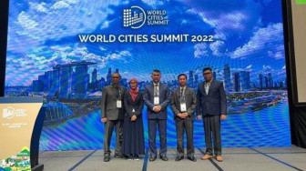 Walikota Jambi Jadi Pembicara di World Cities Summit 2022 Singapura