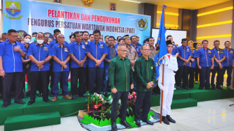 Pengurus PWI Jambi 2022 - 2027 Dilantik, Tanah Kantor Masih "Gantung"