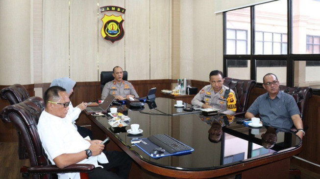 Hadapi Inflasi, Kapolda Jambi Gelar Rapat Bersama Gubernur dan Bupati/Walikota