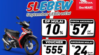 Slebew, Promo Motor Honda September Lebih Wew