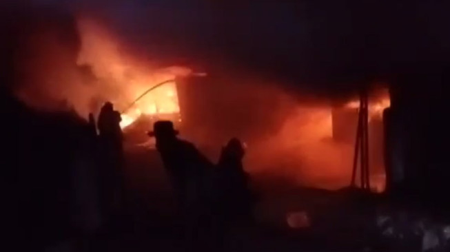 Lima Ruko di Pasar Atas Sarolangun Terbakar