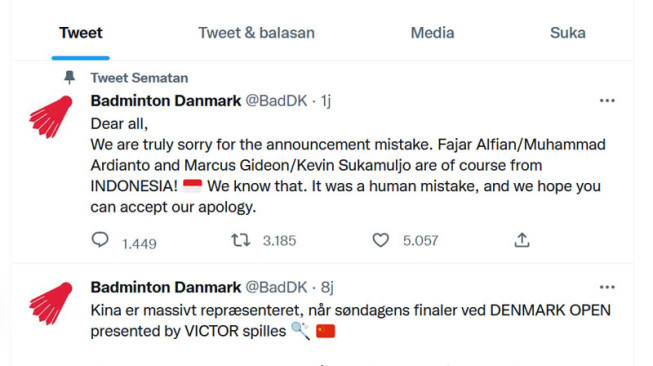 Kesalahan Fatal Denmark Open 2022, Kevin/Marcus dan Fajar/Rian Disebut dari Malaysia