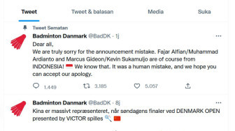 Kesalahan Fatal Denmark Open 2022, Kevin/Marcus dan Fajar/Rian Disebut dari Malaysia