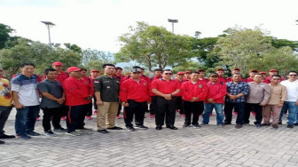 Ketua DPRD Sungai Penuh Hadiri Pelepasan Kontingen POPDA