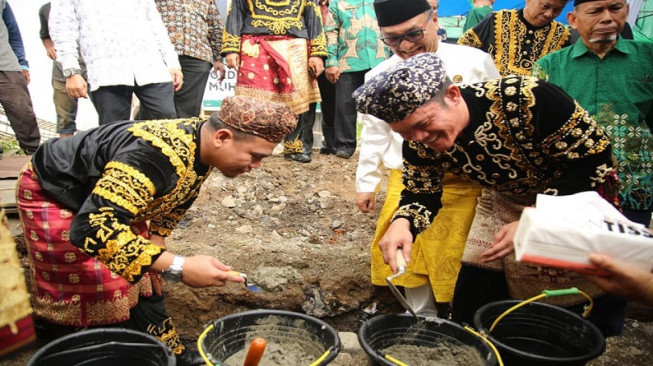 Ketua DPRD Sungaipenuh Hadiri Peletakan Batu Pertama Gedung Dakwah Muhammadiyah II