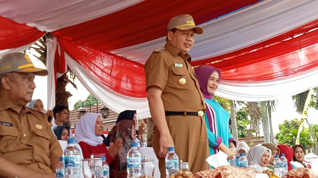 Lomba Gerak Jalan Meriahkan HUT ke-77 Kemerdekaan RI di Sarolangun