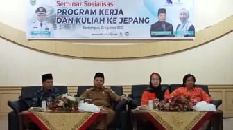 Henrizal Buka Seminar Sosialisasi Program Kerja dan Kuliah ke Jepang