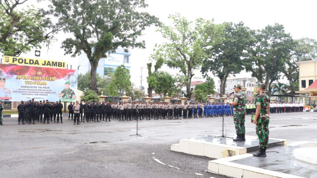 Danrem 042/Gapu : Sinergitas dan Soliditas TNI-Polri Sumber Kekuatan Strategis
