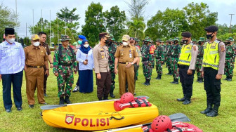 Henrizal Pimpin Apel Siaga Bencana Hidrometeorologi dan HKN 2022