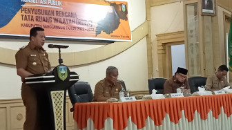 Pemkab Sarolangun Gelar Konsultasi Publik Penyusunan RTRW 2022-2024