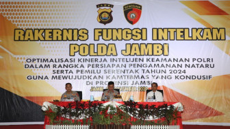 Polda Jambi Gelar Rakernas Fungsi Intelkam