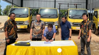 Truk Canter FE SHDX Laris Manis, Eksistensi Mitsubishi Fuso di Jambi Terus Menguat