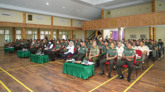 Prajurit dan PNS Korem 042/Gapu Ikuti Sosialisasi Layanan Tabungan BTN