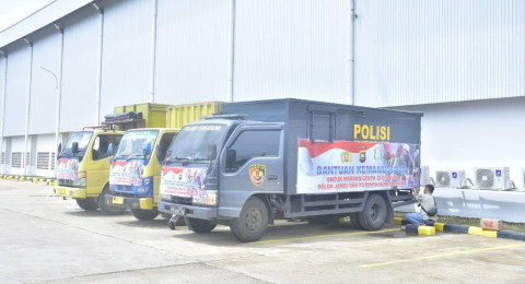 Polda Jambi Bantu Sembako dan Obat-Obatan untuk Korban Gempa Cianjur