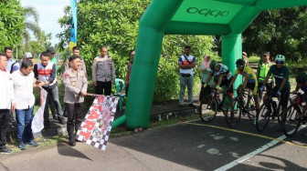 Kapolda Jambi Lepas Peserta Kejuaraan Balap Sepeda