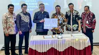 Bank Jambi - Bank Jambi Syariah Bank BJB Tandatangani Kerja Sama