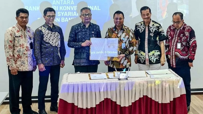 Bank Jambi - Bank Jambi Syariah Bank BJB Tandatangani Kerja Sama
