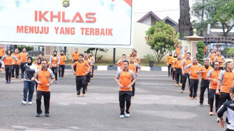 Kapolda Jambi Ajak Seluruh Personel Rutin Berolahraga