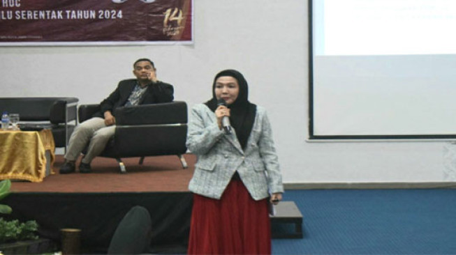 Sosialisasi KPU Kota Jambi, Nuraida Fitri Habi Advis Pembentukan Badan Ad Hoc Pemilu 2024