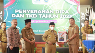 Wabup Tanjabbar Hadiri Kegiatan DIPA dan TKD 2023